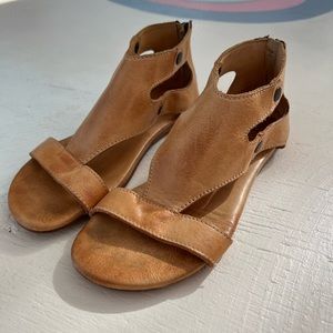 Tan leather sandals